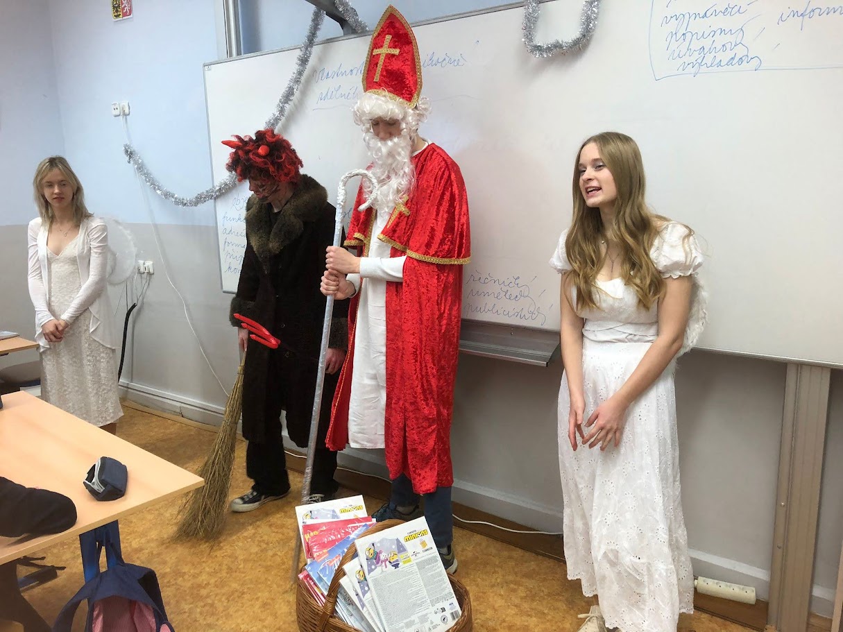 Návštěva Mikuláše, anděla a čertů