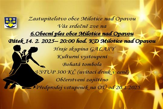 Obecní ples obce Milotice nad Opavou